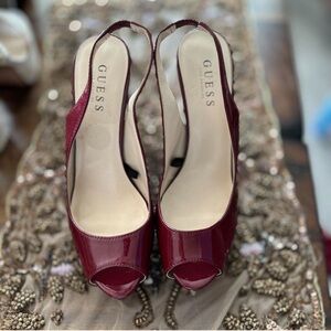 GUESS Women's Holie Platform Red new 🆕